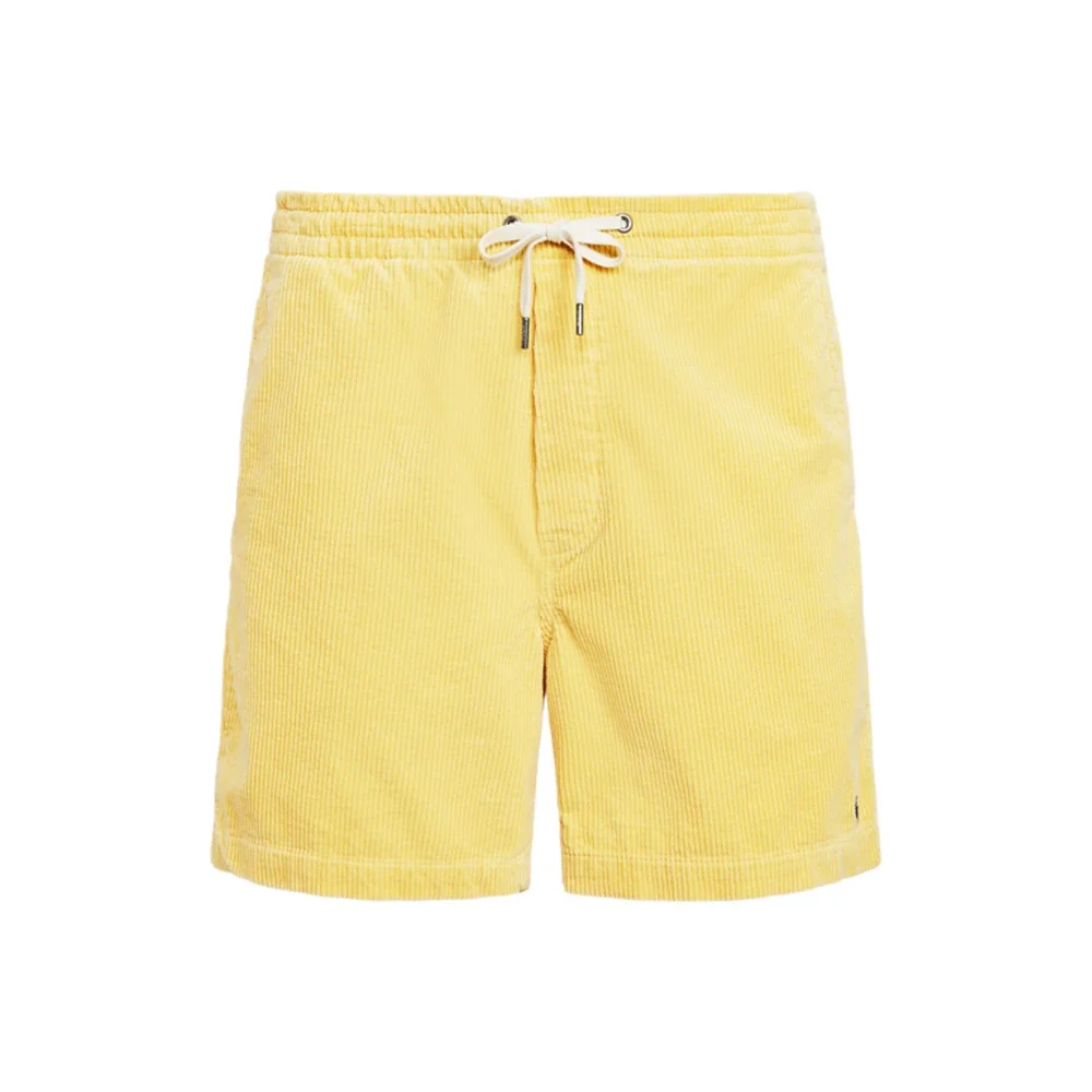 Polo Ralph Lauren 6-Inch Prepster Corduroy Shorts Gold Cotton L NWT
